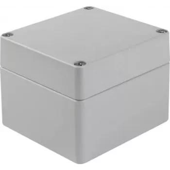 Bopla yleiskotelo 122 x 120 x 90 mm alumiini hopeanharmaa RAL 7001 IP66 01120000.H