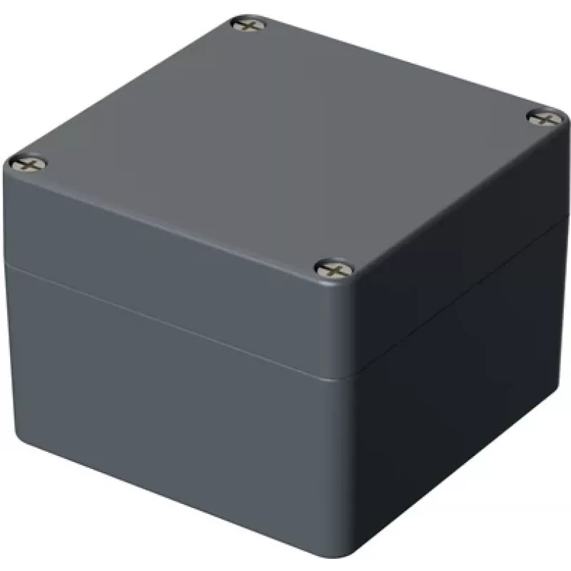 Bopla A 120 yleiskotelo 122 x 120 x 90 mm, alumiini, hopeanharmaa RAL 7001 01120000.H