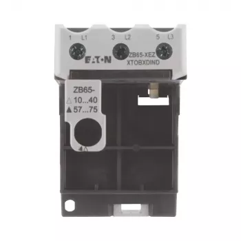 Eaton ZB65-XEZ moottorinsuojareleen kanta, DIN-kisko-/ruuvikiinnitys, 3-napainen, 690V AC 278474