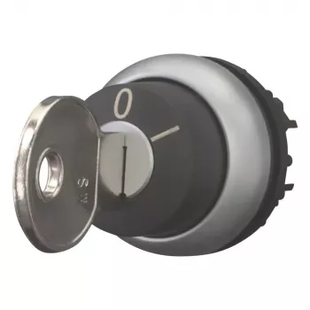 Eaton M22-WRS-MS2 avainkiertokytkin, 2 asentoa, lukittuva, titaaninen eturengas, MS2-avain, 22,5 mm asennus 111778