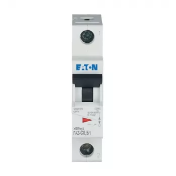 Eaton FAZ-C0,5/1 johdonsuojakatkaisija (MCB) 1-napainen C 0,5A 10kA 278544