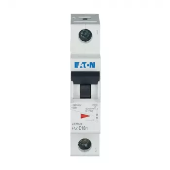 Eaton FAZ-C10/1 johdonsuojakatkaisija, 1-napainen, C-käyrä, 10 A, 240/415 V AC 278557