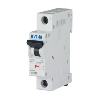 Eaton FAZ-C10/1 johdonsuojakatkaisija, 1-napainen, C-käyrä, 10 A, 240/415 V AC 278557