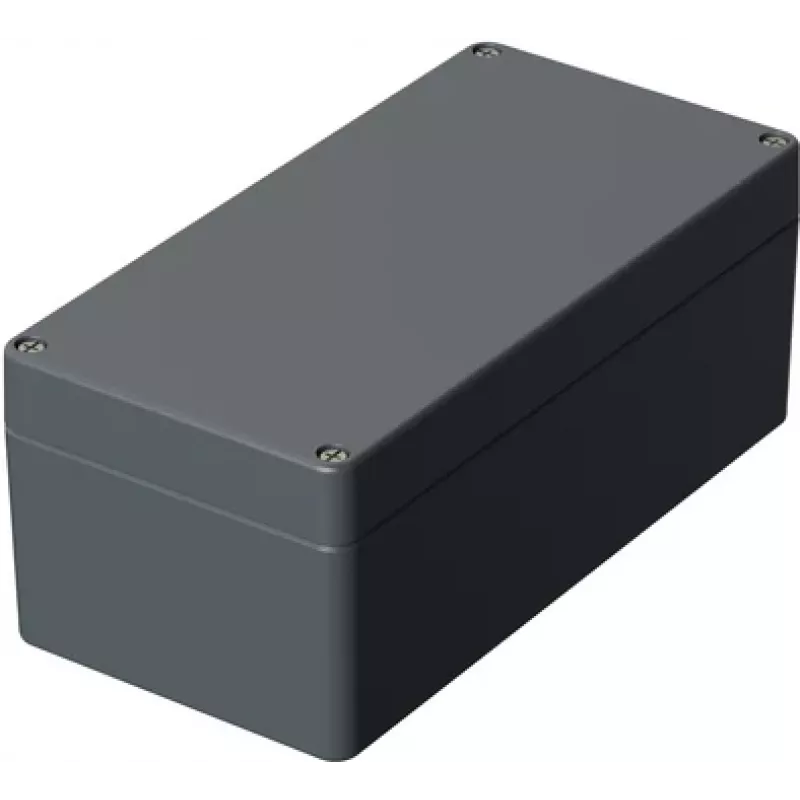 Bopla yleiskotelo 200 x 100 x 80 mm alumiini hopeanharmaa (RAL 7001) A 114 01114000.H