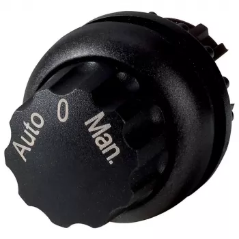 Eaton Moeller M22 3-asentoinen kiertokytkimen käyttöosa, musta muovinen eturengas, lukittuva, 22,5 mm 226839