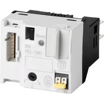 Eaton SmartWire-DT liitäntämoduuli PKE12/32-moottorikäynnistimelle, käsi/auto-tila, 24V DC, IP20, musta 126895