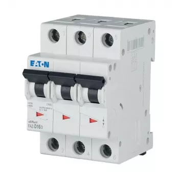 EATON FAZ-D16/3 johdonsuojakatkaisija 16A 3-napainen D-käyrä 6kA 278896