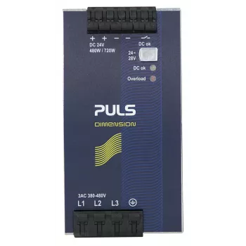 PULS DIMENSION QT20.241 3-vaiheinen DIN-kiskovirtalähde 24V DC 20A 480W
