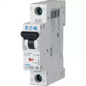 Eaton FAZ-C6/1-DC pienoisjohdonsuojakatkaisija 1-napainen 6A tyyppi C 110V DC 279125