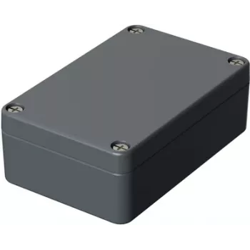 Bopla yleiskotelo 98 x 64 x 34 mm alumiini hopeanharmaa RAL 7001 A 102 (01102000.MT2)