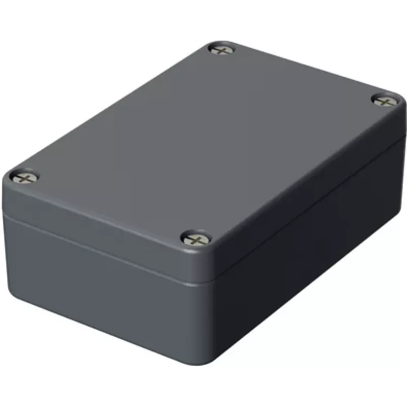 Bopla yleiskotelo 98 x 64 x 34 mm alumiini hopeanharmaa RAL 7001 A 102 (01102000.MT2)