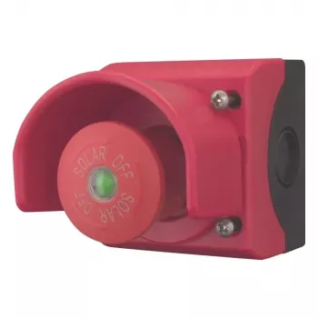 Eaton M22-SOL PV ohjauskytkin-erotuskytkin, 230V AC, 6A, 1NO+1NC, IP67/IP69K, suojarenkaalla 150644