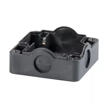 Eaton 229753 pohjalevy kytkentäkotelolle, ruuvikiinnitys, musta, 85 x 85 x 101 mm