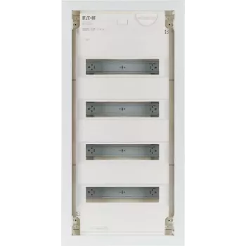 Eaton KLV-48HWP-F uppoasennettava jakokeskus, 4 riviä, 48 moduulia, valkoinen teräsovi 178812