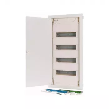 Eaton KLV-48HWP-F uppoasennettava jakokeskus, 4 riviä, 48 moduulia, valkoinen teräsovi 178812