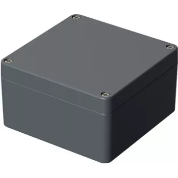 Bopla yleiskotelo 160 x 160 x 90 alumiini hopeanharmaa (RAL 7001) A 125 01125000.H