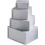 Bopla yleiskotelo 85 x 81 x 40 mm polystyreeni vaaleanharmaa RAL 7035 U 85 26085000