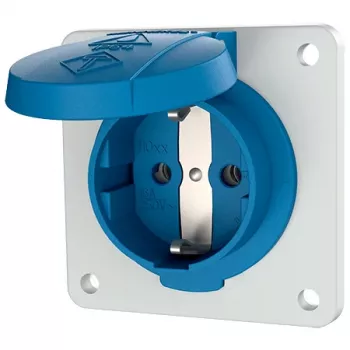 Mennekes 11031F Schuko-pintaasennuspistorasia, 16 A, 230 V, IP54, sininen