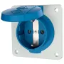Mennekes 11031F Schuko-pintaasennuspistorasia, 16 A, 230 V, IP54, sininen