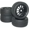 Reely 1:8 Buggy täydelliset renkaat Street 10-puolainen musta 4 kpl (RA093SBA1)
