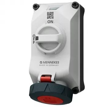 MENNEKES DUOi 32A 5P 6h 400V IP69 seinäpistorasia 5614506G