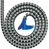 HellermannTyton Helawrap kaapelinhallintasukka, hopea, PP, 2 m, 27 mm 161-64406