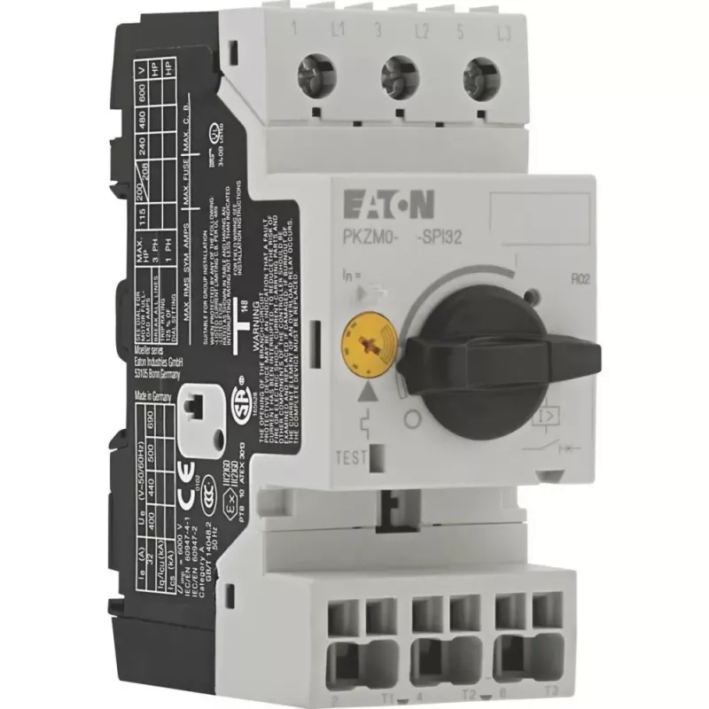 EATON PKZM0-20-SPI32 moottorinsuojakytkin, 20 A, 9 kW, 3-napainen 199201