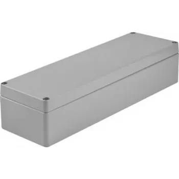 Bopla yleiskotelo 360 x 120 x 81 mm alumiini hopeanharmaa (RAL 7001) A 124 01124000.H