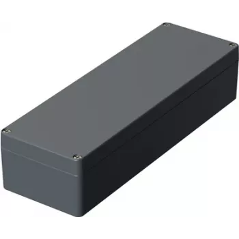 Bopla yleiskotelo 360 x 120 x 81 mm alumiini hopeanharmaa (RAL 7001) A 124 01124000.H