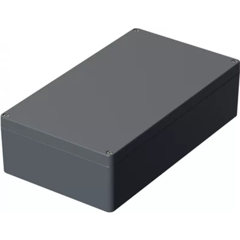 Bopla A-sarjan yleiskotelo 400 x 230 x 111 mm, alumiini, hopeanharmaa RAL 7001 01168000.H