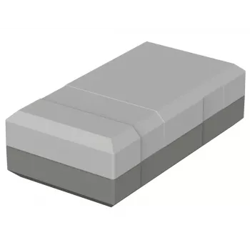 Bopla EG 1030 pöytäkotelo, 100 x 54 x 30 mm, polystyreeni, vaaleanharmaa RAL 7035 32103000