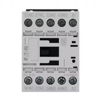 Eaton DILA-31 apukontaktori, 230 V AC käämi, 3 NO + 1 NC, ruuviliittimet, 1,6 kW