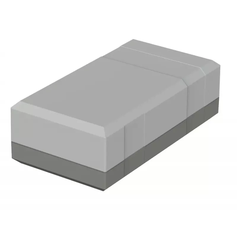 Bopla EG 1240 pöytäkotelo 125 x 67 x 40 mm polystyreeni vaaleanharmaa RAL 7035 32124002