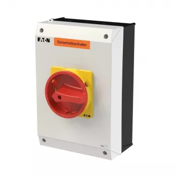 Eaton P3-63/I4-SI/HI11 2-napainen pääkytkin, 63 A, 690 V AC, harmaa/punainen 207363