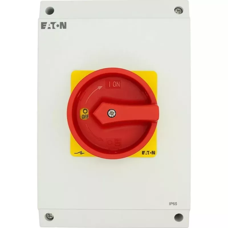 Eaton P3-63/I4-SI/HI11 207363 2-napainen kiertokytkin, harmaa/punainen