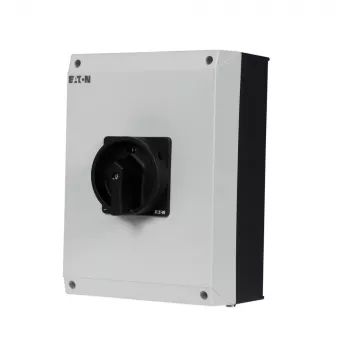 Eaton P3-100/I5/SVB-SW/HI11 3-napainen pääkytkin 100 A, pinta-asennus, IP65, punainen/keltainen kiertokahva, lukittava, 1NO+1NC 207375