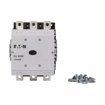 Eaton DILM400/22 RA250 tehokontaktori, 3-napainen, 200 kW AC-3, 400 A, 250 V AC käämi, 2NO+2NC 208209