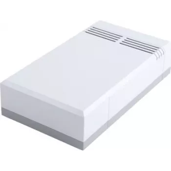 Bopla EG 2050 L pöytäkotelo, 200 x 112 x 50 mm, polystyreeni, vaaleanharmaa RAL 7035 32205012
