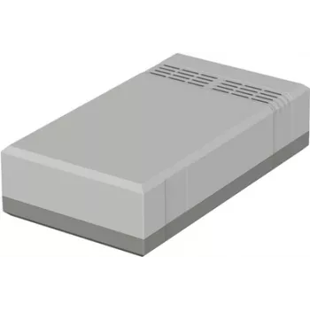 Bopla EG 2050 L pöytäkotelo, 200 x 112 x 50 mm, polystyreeni, vaaleanharmaa RAL 7035 32205012