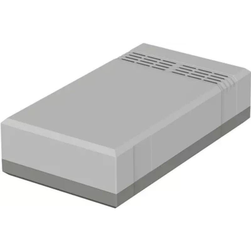 Bopla EG 2050 L pöytäkotelo, 200 x 112 x 50 mm, polystyreeni, vaaleanharmaa RAL 7035 32205012