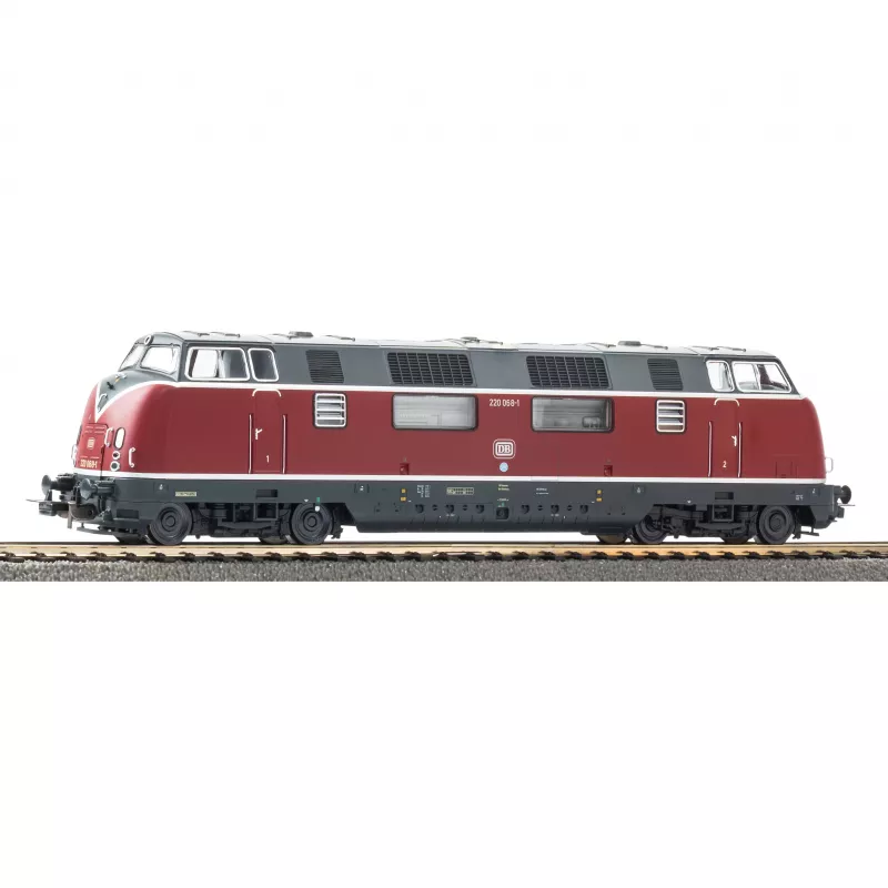 PIKO 59726 H0 dieselveturi BR 220 DB aikakausi IV