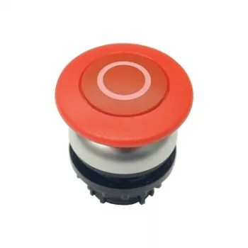 Eaton M22-DRP-R-X0 tasainen painonappikäyttö, punainen, hetkellinen, 22,5 mm, IP67/IP69K 216751
