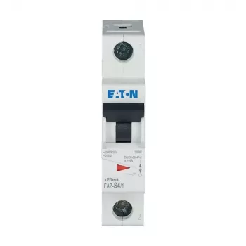 Eaton FAZ-S4/1 johdonsuojakatkaisija 1-napainen 4A S-ominaiskäyrä 10kA 278609