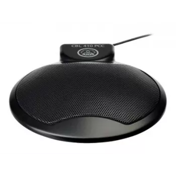 AKG CBL410 PC-mikrofoni – johdollinen, 3,5 mm liitäntä, ympärisuuntaava, 20 Hz–20 kHz, musta (CBL410PCC)