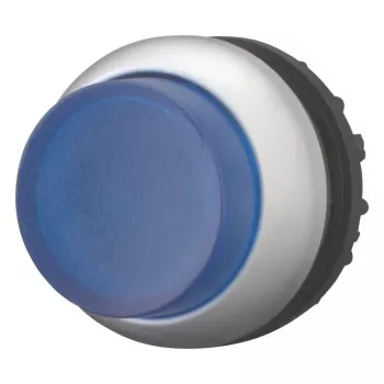 Eaton M22-DLH-B painonapin käyttöpää, litteä, sininen, titaanikehys, 22,5 mm 216973