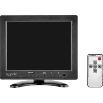 Sygonix 8 tuuman LCD-valvontamonitori 1024x768 HDMI VGA Composite 16885X1