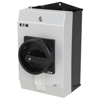 Eaton P1-25/I2H/SVB-SW/HI11 3-napainen pääkytkin 25A IP65 pinta-asennus musta/harmaa 227862