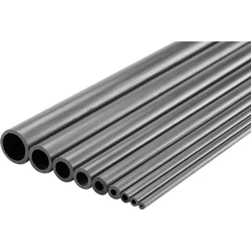 Reely hiilikuitputki 10 mm x 1000 mm (sisähalkaisija 8 mm)