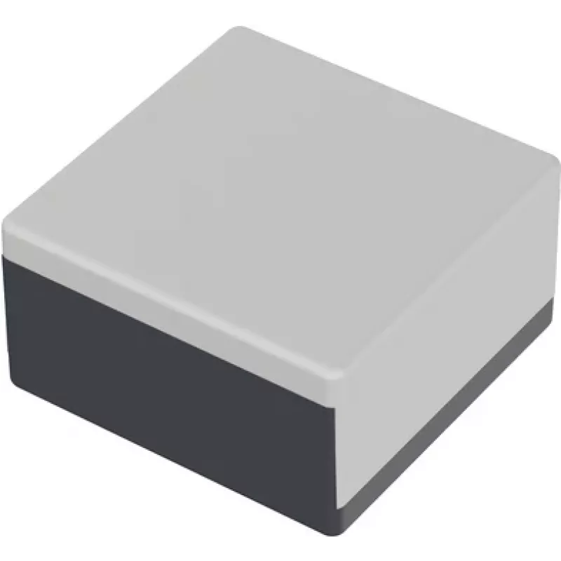 Bopla yleiskotelo 75 x 75 x 40 polystyreeni (PS) harmaa-musta U 75 06075000