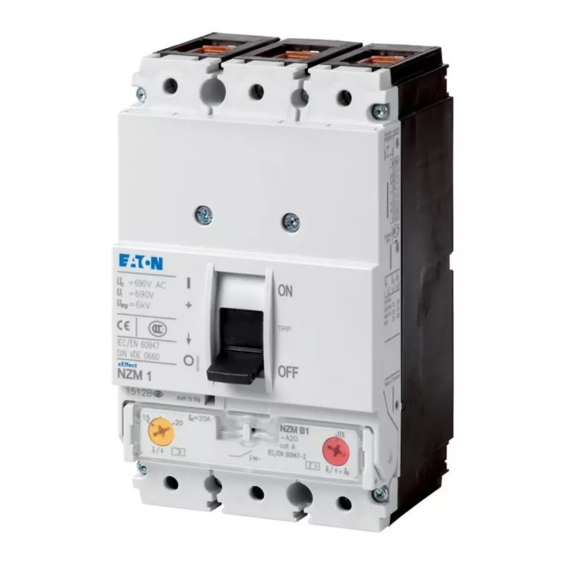 Eaton NZMN1-A63 3-napainen tehonkatkaisija 63A 690V AC 50kA 259083